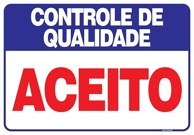 Placa aceito
