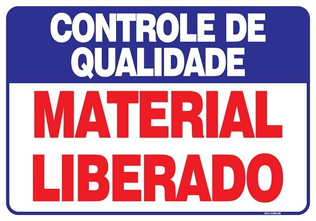 Placa material liberado