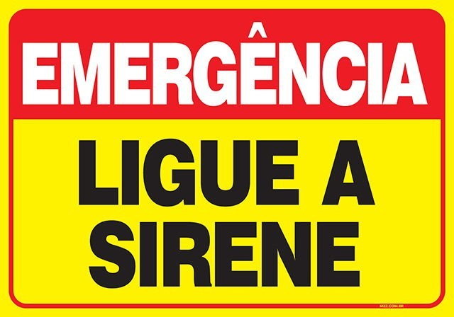 PLACA LIGUE A SIRENE