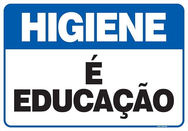 Placa é educação