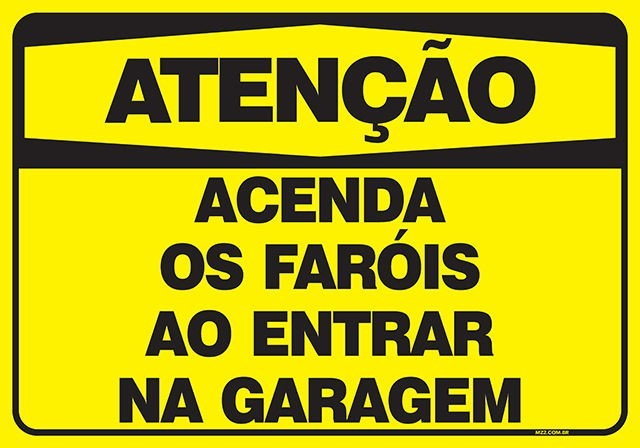 PLACA ACENDA OS FARÓIS AO ENTRAR NA GARAGEM