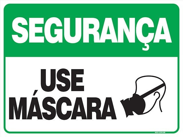 PLACA USE MÁSCARA