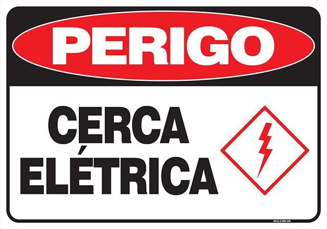 Placa cerca elétrica