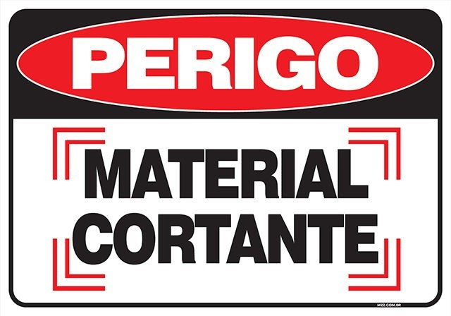 PLACA MATERIAL CORTANTE