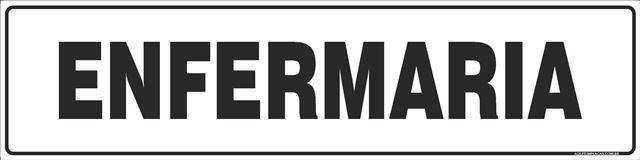Placa enfermaria