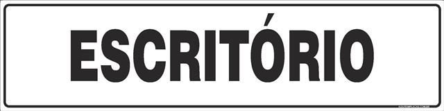 Placa escritório