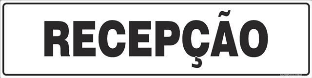 Placa recepção