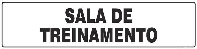 Placa sala de treinamento