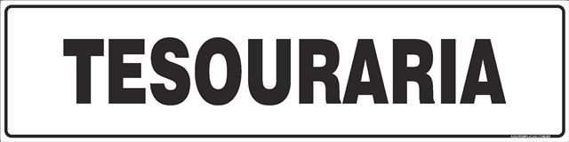 Placa tesouraria