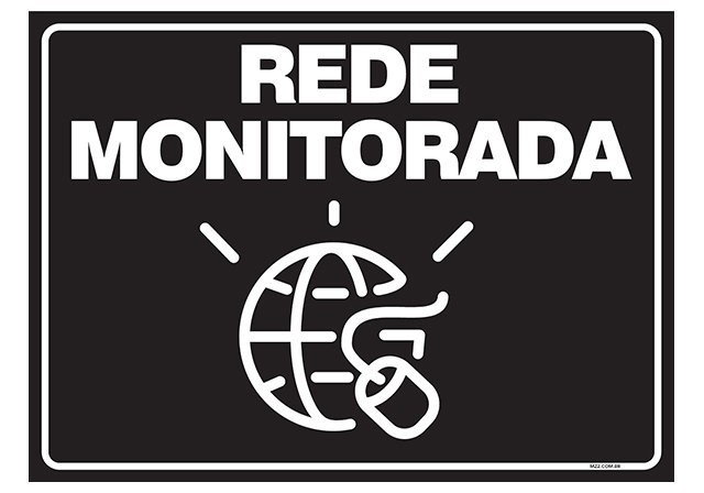 Placa rede monitorada
