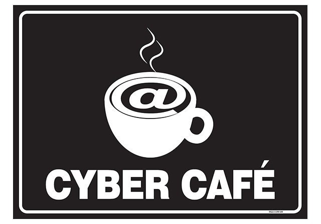 PLACA CYBER CAFÉ