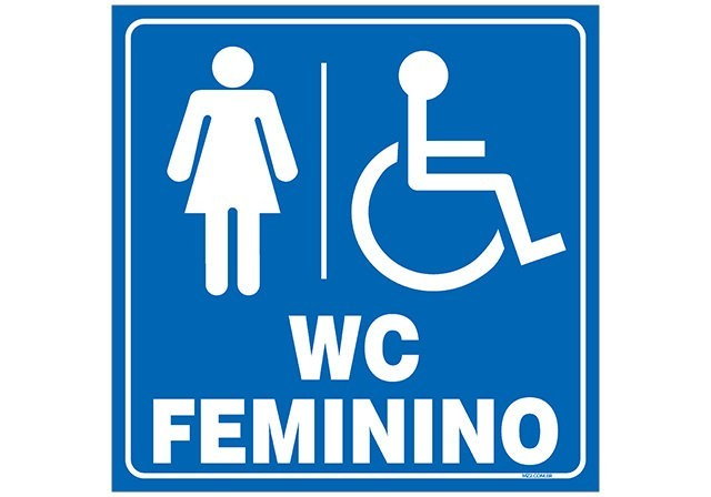 PLACA DEFICIENTE FISICO FEMININO