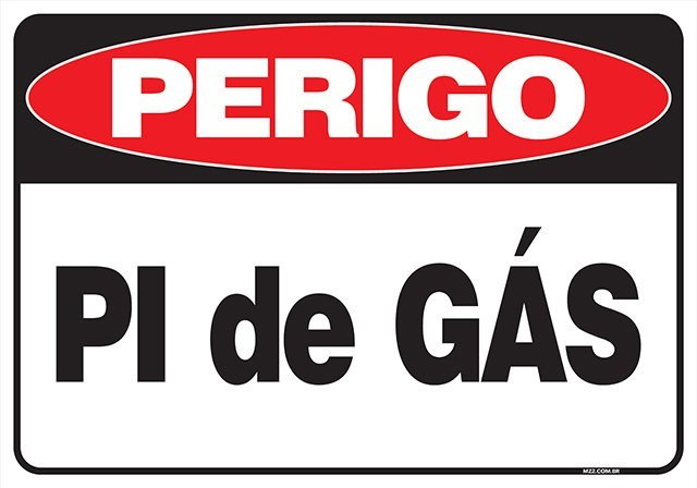 PLACA PI DE GÁS