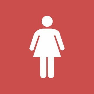 PLACA BANHEIRO MULHER