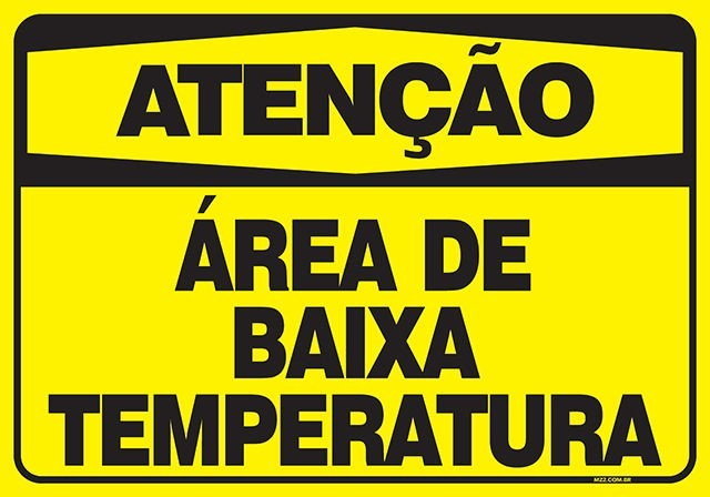 PLACA ÁREA DE BAIXA TEMPERATURA