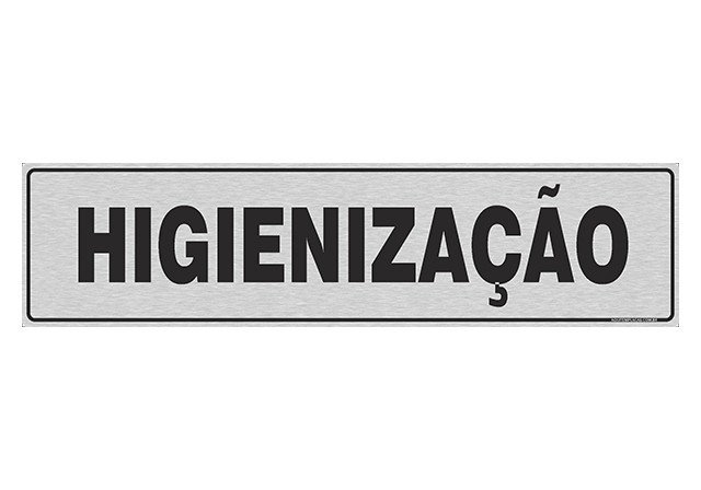 Placa higienização