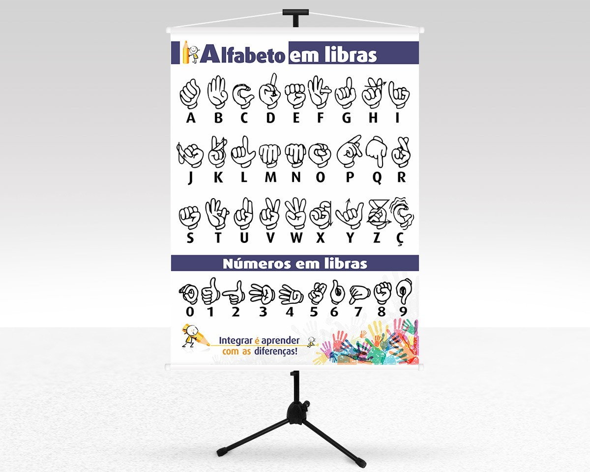 Banner alfabeto libras