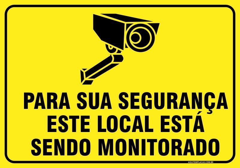 Placa local monitorado
