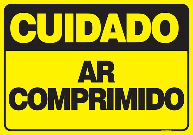 Placa ar comprimido