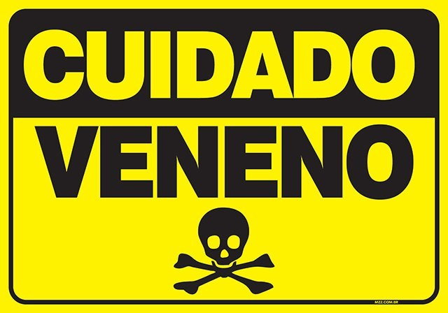 PLACA VENENO