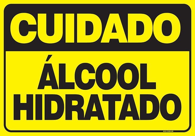 PLACA ÁLCOOL HIDRATADO
