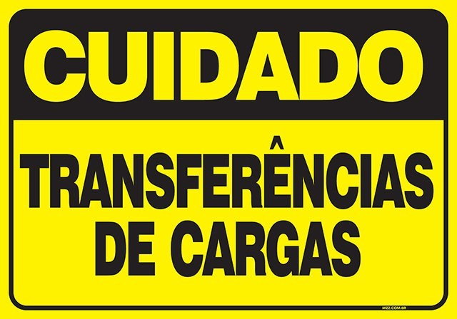 PLACA TRANSFERÊNCIAS DE CARGAS
