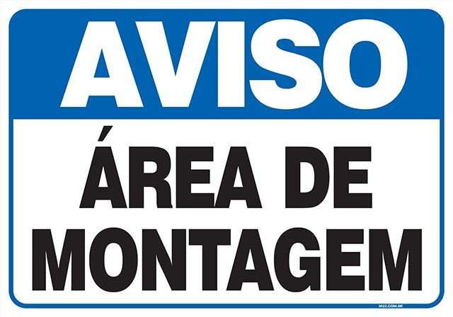 PLACA ÁREA DE MONTAGEM