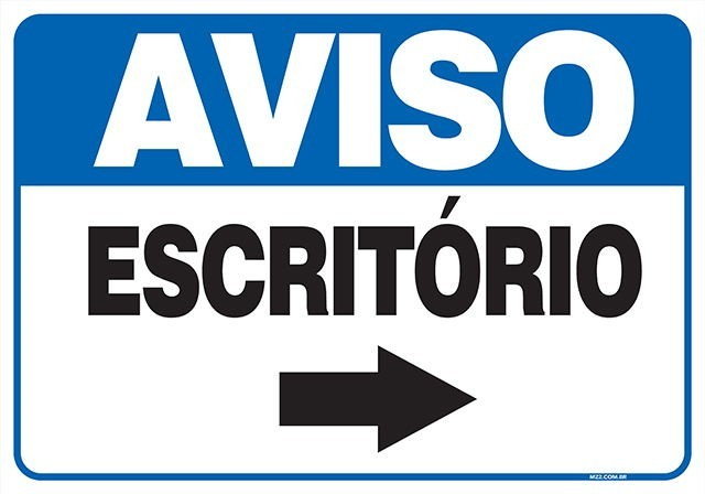 PLACA ESCRITÓRIO (DIREITA)